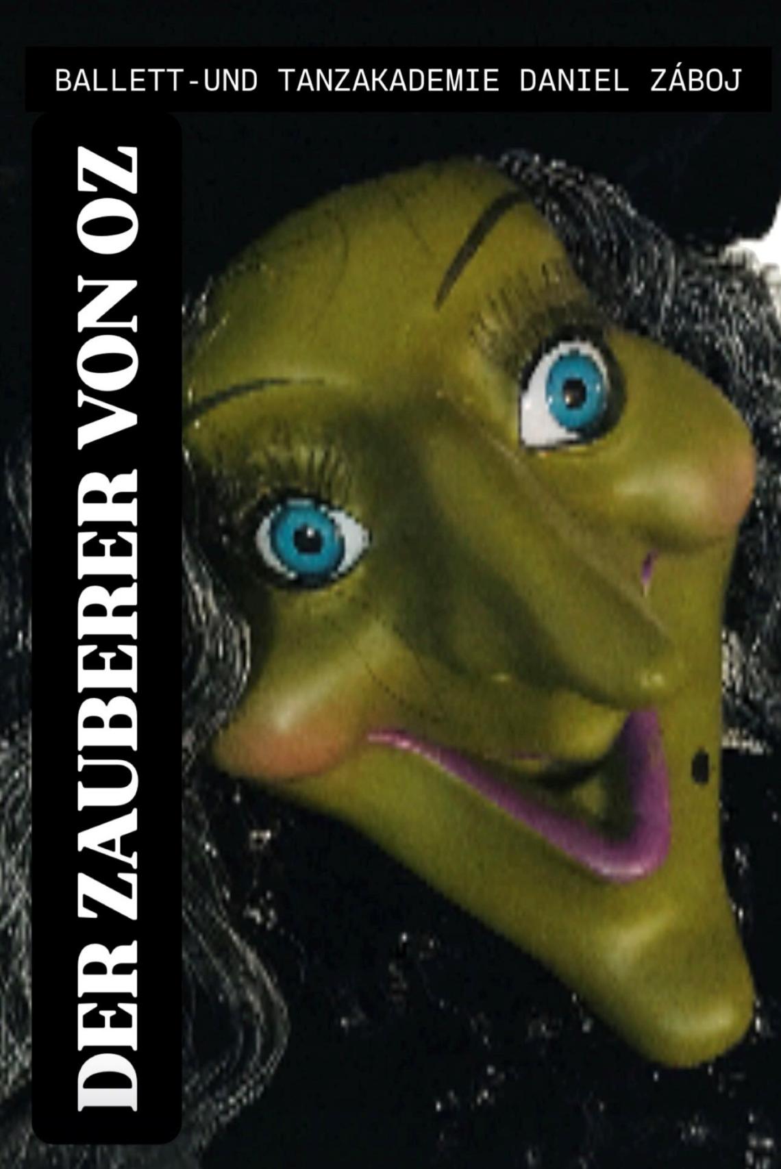 Das Bild zeigt die gelbe Maske einer Hexe.