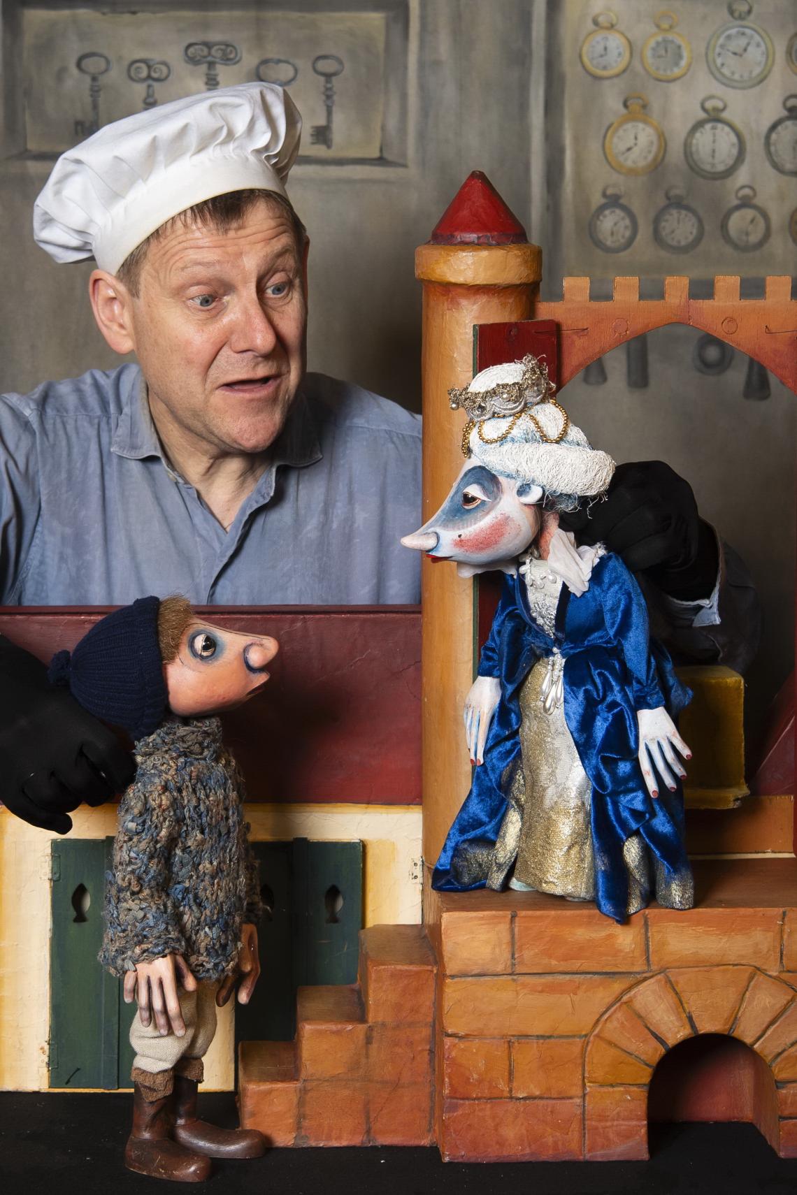 Vom Fischer und seiner Frau - Moussong Theater mit Figuren