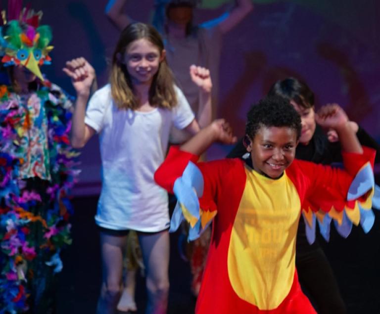 Aufführung des Kidsclubs U12 in der Spielzeit 2024/25, Foto: Frauke Wichmann